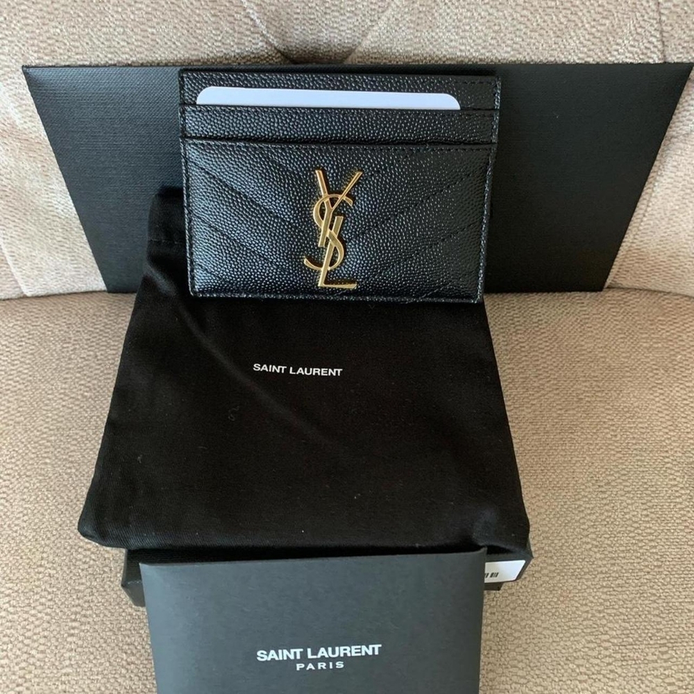 Saint Laurent YSL Monogram Card Case
